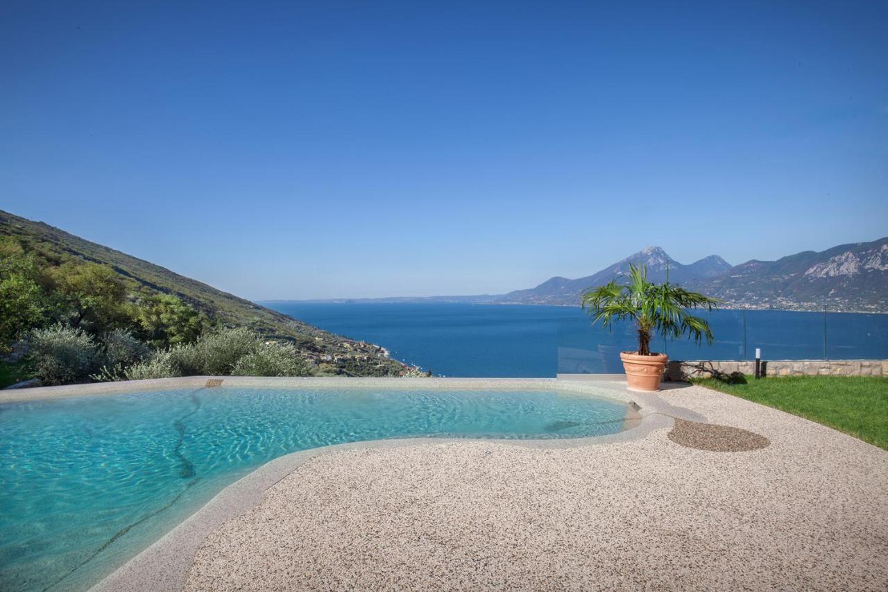Villa Divina22- Apt Icona Con Piscina E Vista Lago Castelletto Di Brenzone Exterior foto