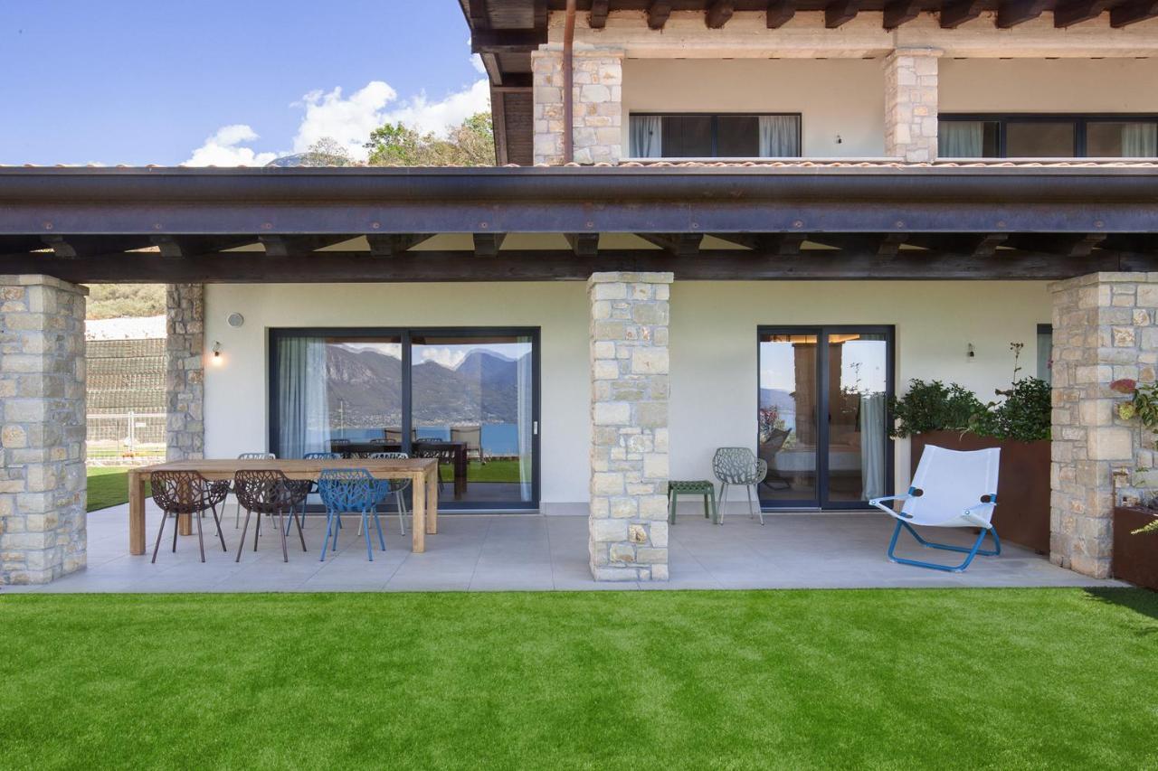 Villa Divina22- Apt Icona Con Piscina E Vista Lago Castelletto Di Brenzone Exterior foto